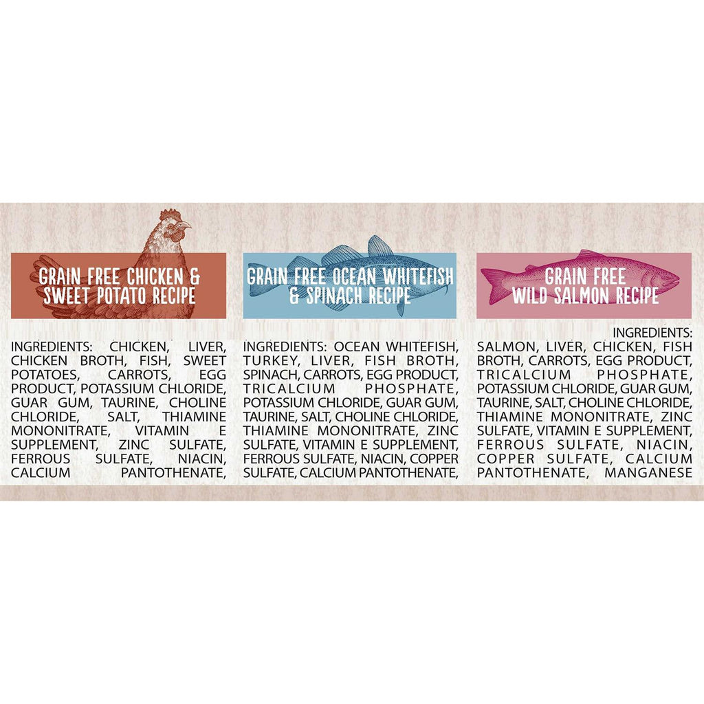 Grain Free Wet Cat Food Pate Variety Pack I624
