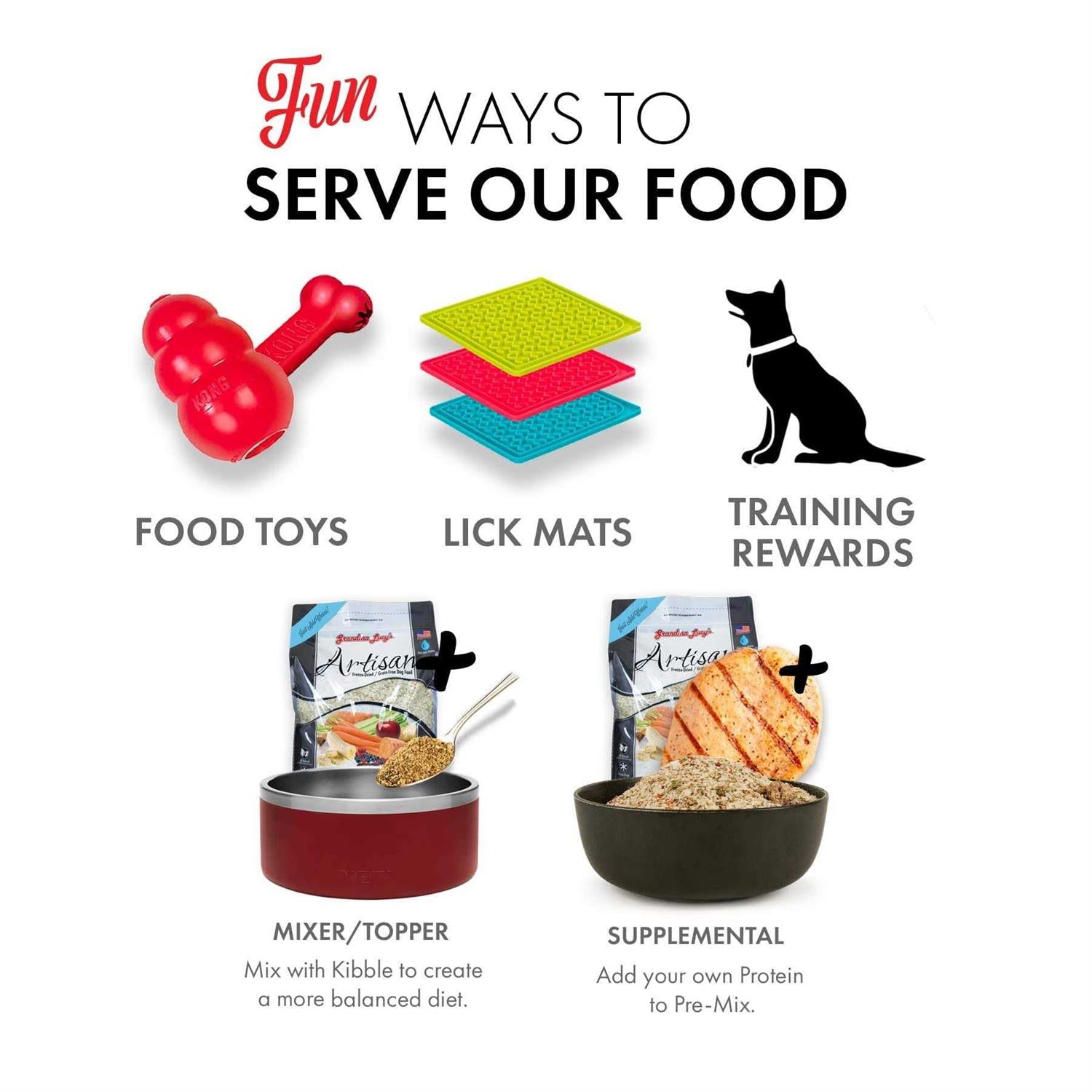Artisan Grain-Free Freeze-Dried Dog Food Pre Mix W806350