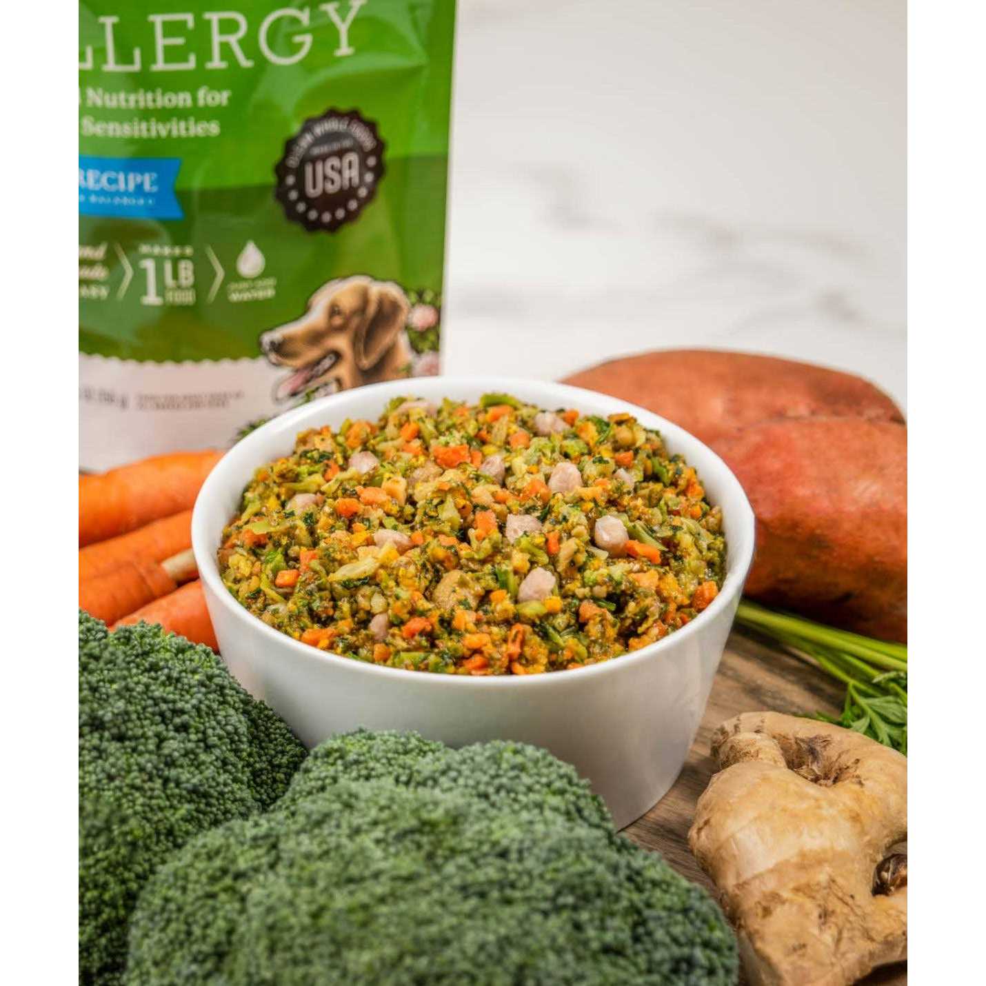 Allergy Relief Salmon Recipe Dog Food for Sensitive Dogs M3926
