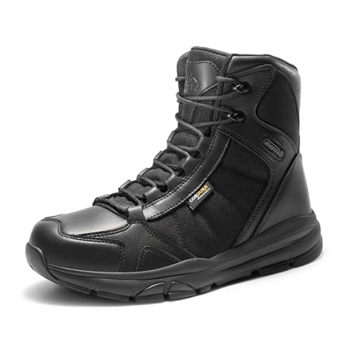 Men's Lightweight Tactical Work Boots for Hiking and Motorcycle S471808