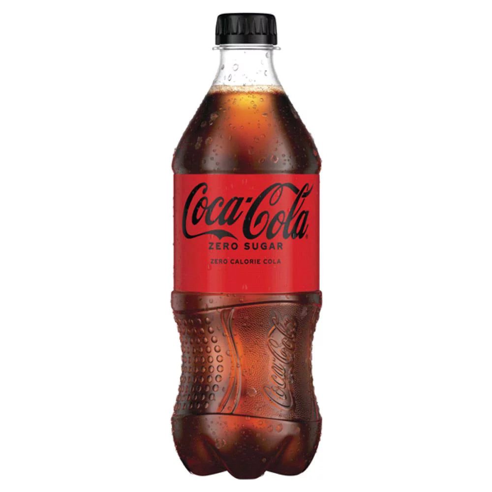 Zero Sugar Soda, 20 Fl Oz Bottle, Pack of 10 G505