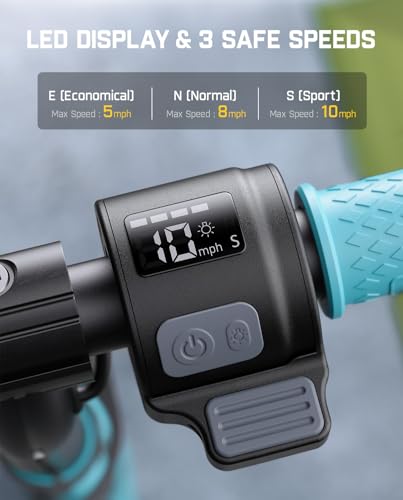 Electric Scooter for Kids, Adjustable Handlebar, 3 Speed Modes K600