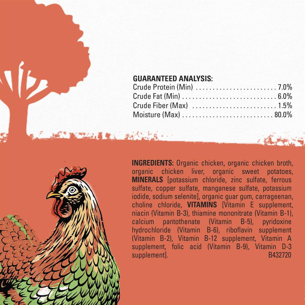 Organic Chicken Recipe Wet Dog Food U118981