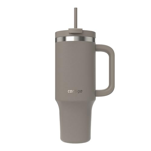 40oz Stainless Steel Vacuum Insulated Tumbler, Leak-Proof, Cold for 29 Hours O99583