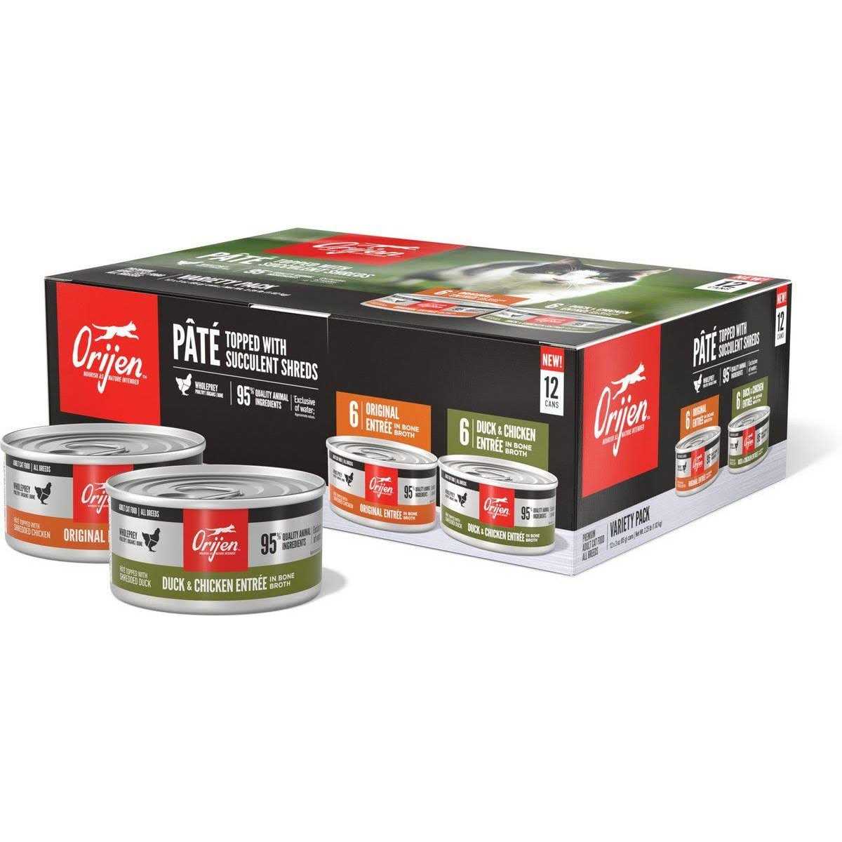 ORIJEN Premium Pate Variety Pack Wet Cat Food - Pet Supplies online store