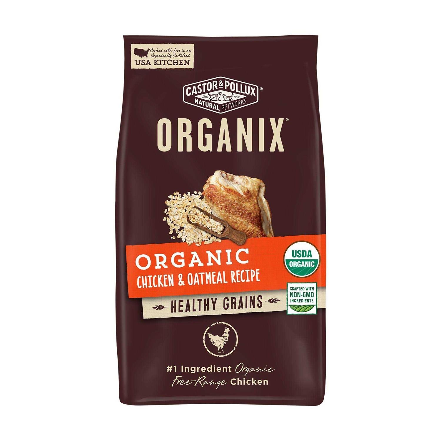 Castor &amp; Pollux Organix Organic Chicken Recipe Dry Dog Food - Pet Supplies online store