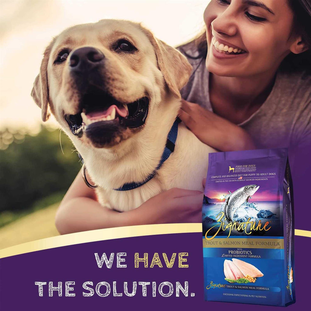 Trout & Salmon Formula Dry Dog Food, Small Bites P34261