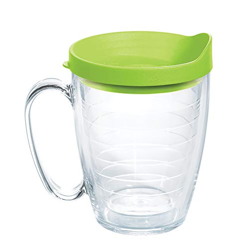 Double Walled Insulated Tumbler Travel Cup, 24oz 2pk, Blue Lid V78473