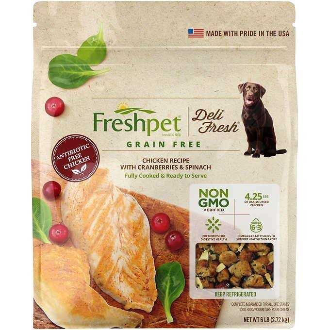 Freshpet Select Deli Fresh Chiken Recipe with Cranberries &amp; Spinach - Pet Supplies online store