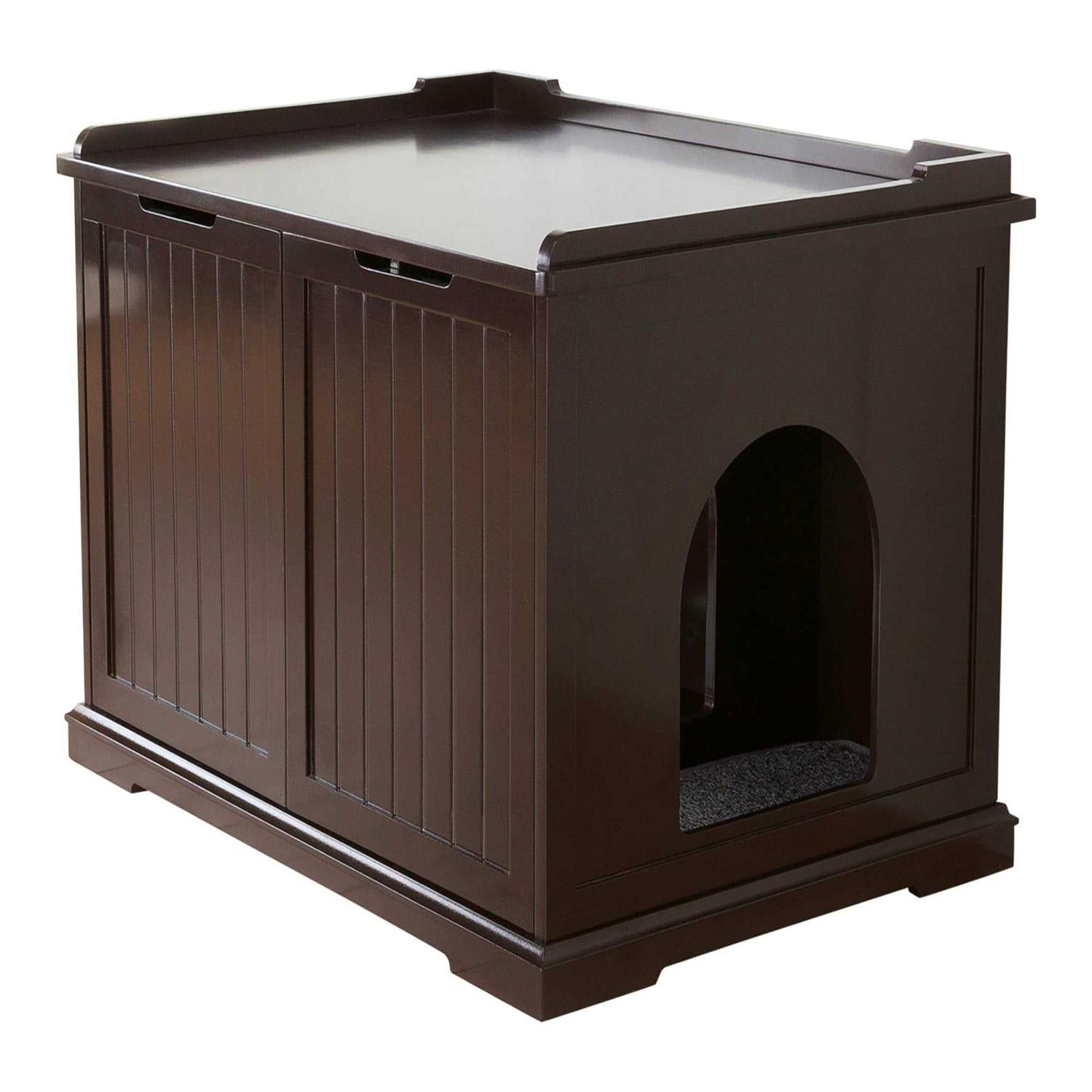 Wooden Pet House XL with Litter Box D529174