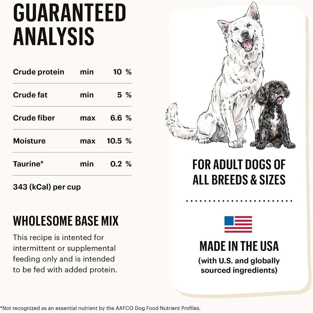 Dehydrated Whole Grain Veggie & Fruit Base Mix Dog Food E17152