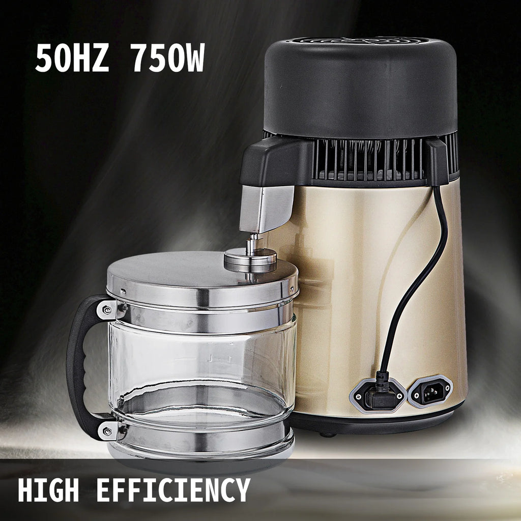 Countertop Water Distiller Machine 1.1 Gal Stainless Steel Purifier H1010