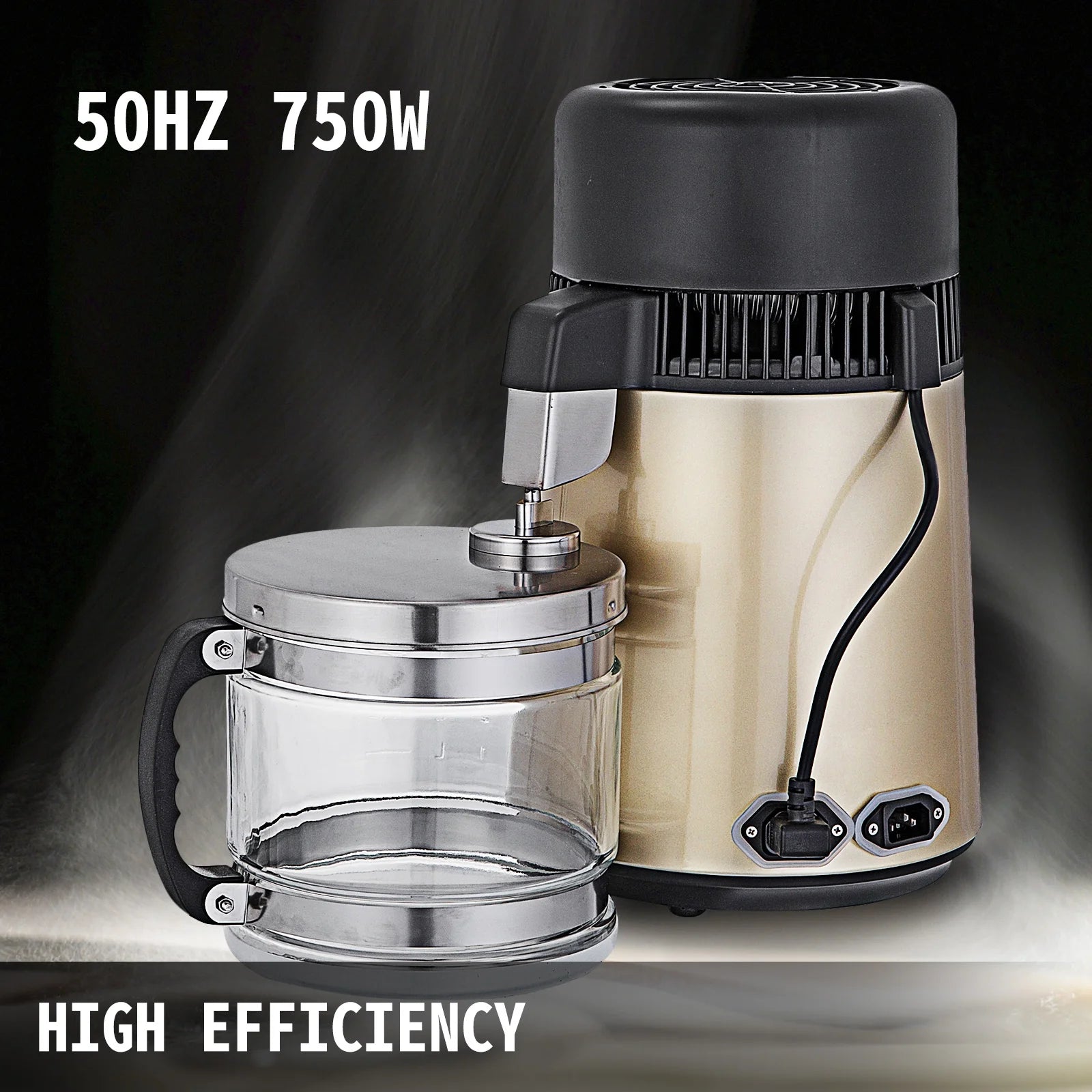Countertop Water Distiller Machine 1.1 Gal Stainless Steel Purifier H1010