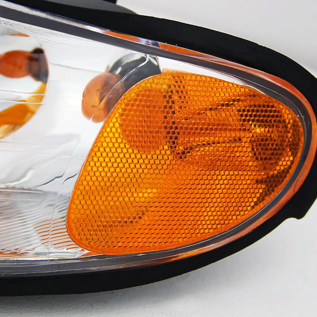 Chrome Headlights Replacement for Chevy Monte Carlo Pair J1989