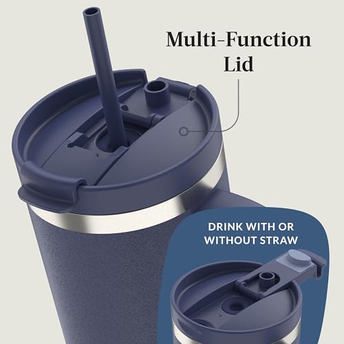40oz Stainless Steel Vacuum Insulated Tumbler, Leak-Proof, Cold for 29 Hours O99583