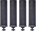 Berkey Authentic Black Berkey Elements (Pack of 4)- Berkey Replacement Water Filters For Under Sink And Countertop Water Filter System Fits To (Travel, Big Royal, Imperial Crown, Light System)