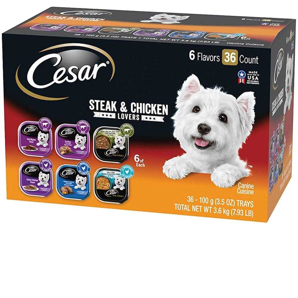 Steak & Poultry Variety Pack Dog Food Trays S5681