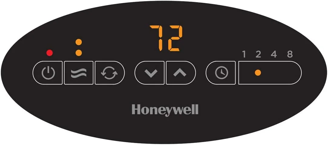 Slim Ceramic Portable Heater, Black O1451