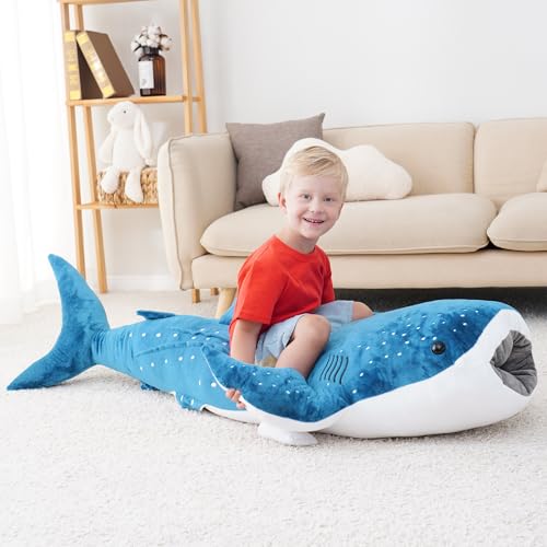 Giant Plush Whale Shark Stuffed Animal Pillow Toy V834