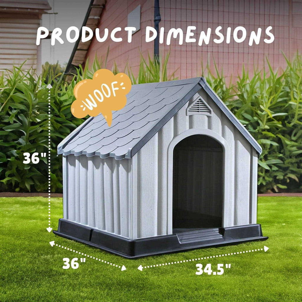 Outdoor Pet House Large Waterproof Dog Kennel Shelter B205