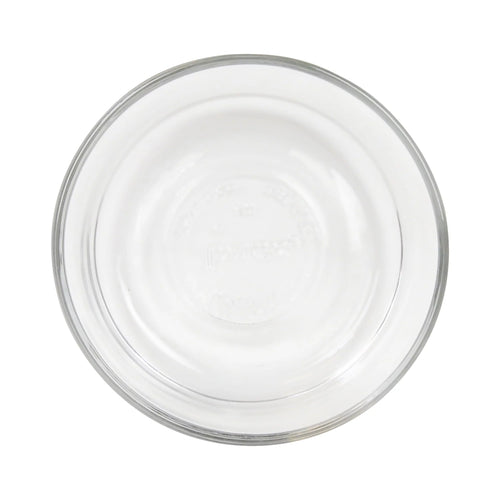 2-Cup Glass Storage Bowls with Red Lid Covers (6-Pack) N488