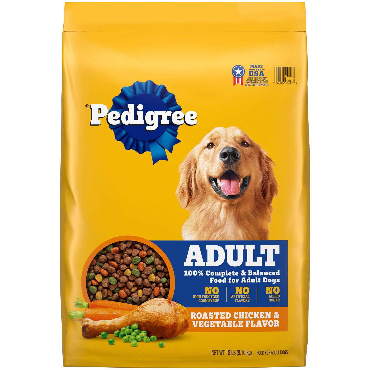Pedigree Adult Complete Nutrition Roasted Chicken Rice &amp; Vegetable Dry Dog Food - Pet Supplies online store