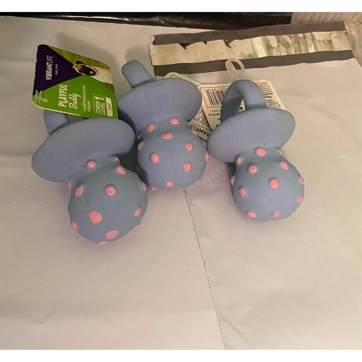 Chew Level 1 Latex Dog Toy with Plush Filling D97793