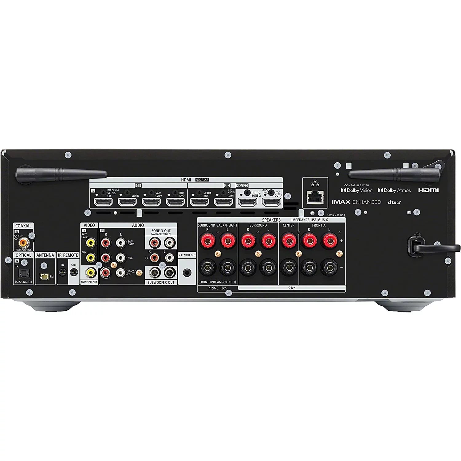 7.2 Channel 8K Home Theater AV Receiver with Dolby Atmos and DTS:X R7893