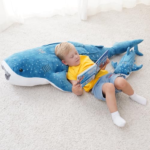 Giant Plush Whale Shark Stuffed Animal Pillow Toy V834