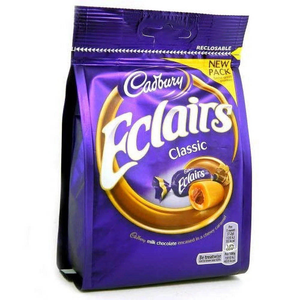 Original Classic Cadbury Chocolate Eclairs Imported from the UK, England-SET OF 3