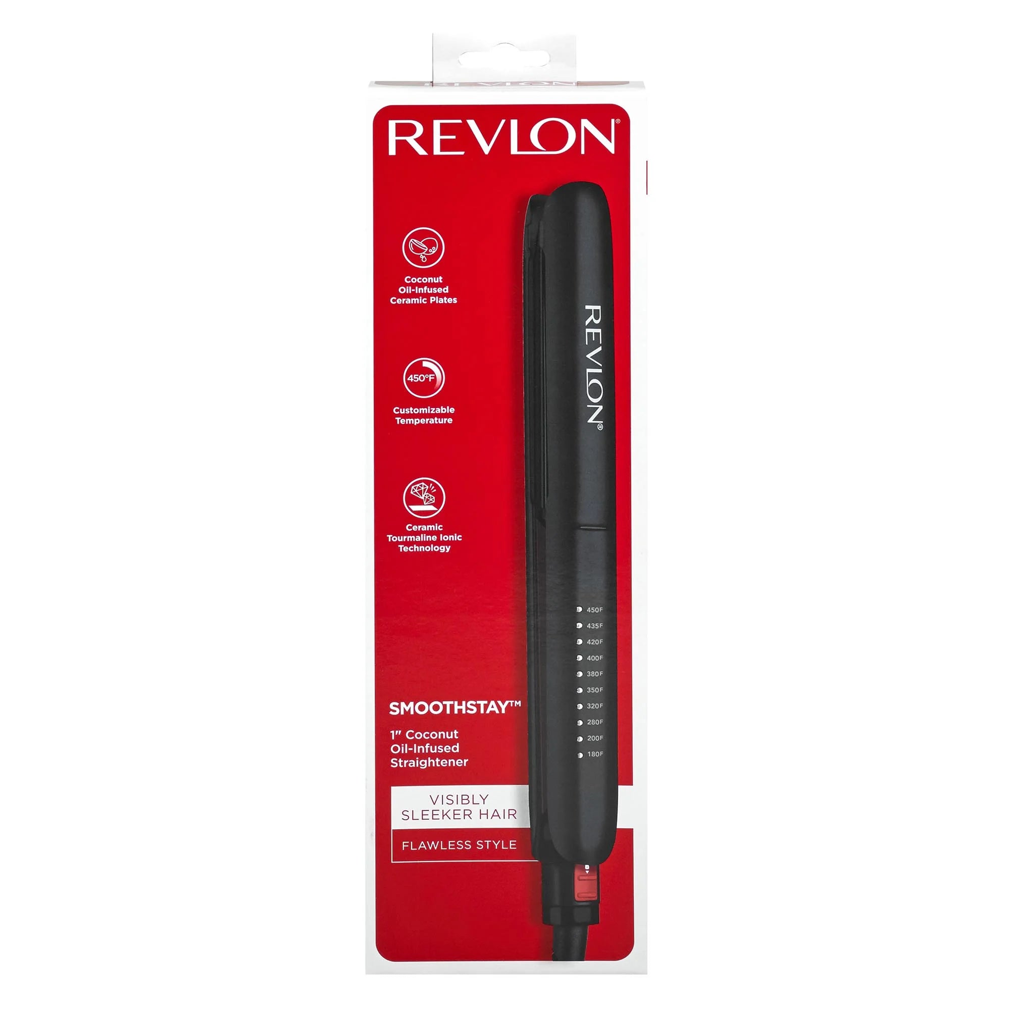 1" Ceramic Flat Iron with Coconut Oil V936125