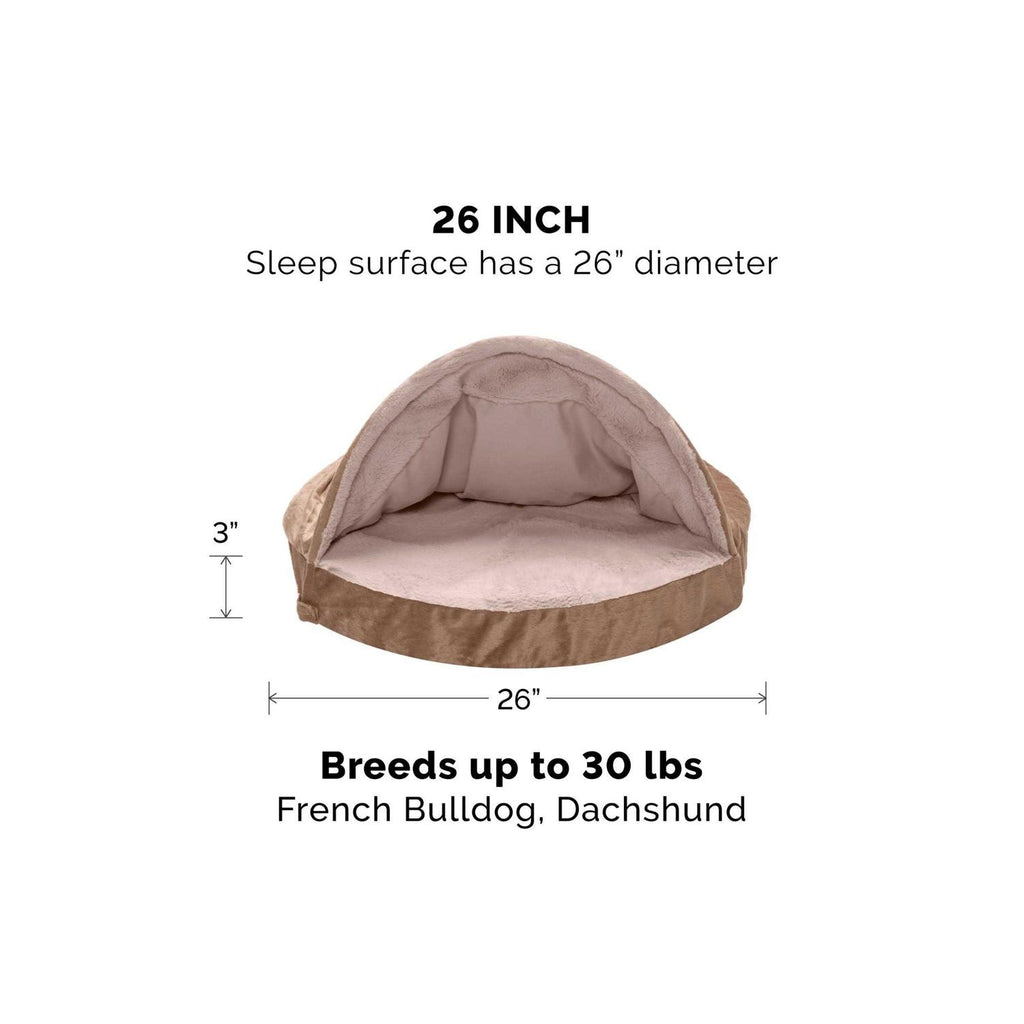 Orthopedic Pet Bed with Fur and Velvet F79973