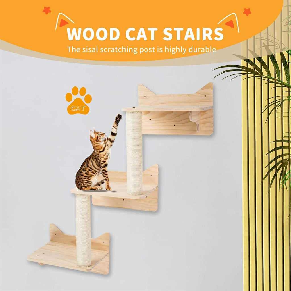 Cat Wall Shelves Furniture Set with Perches K496676