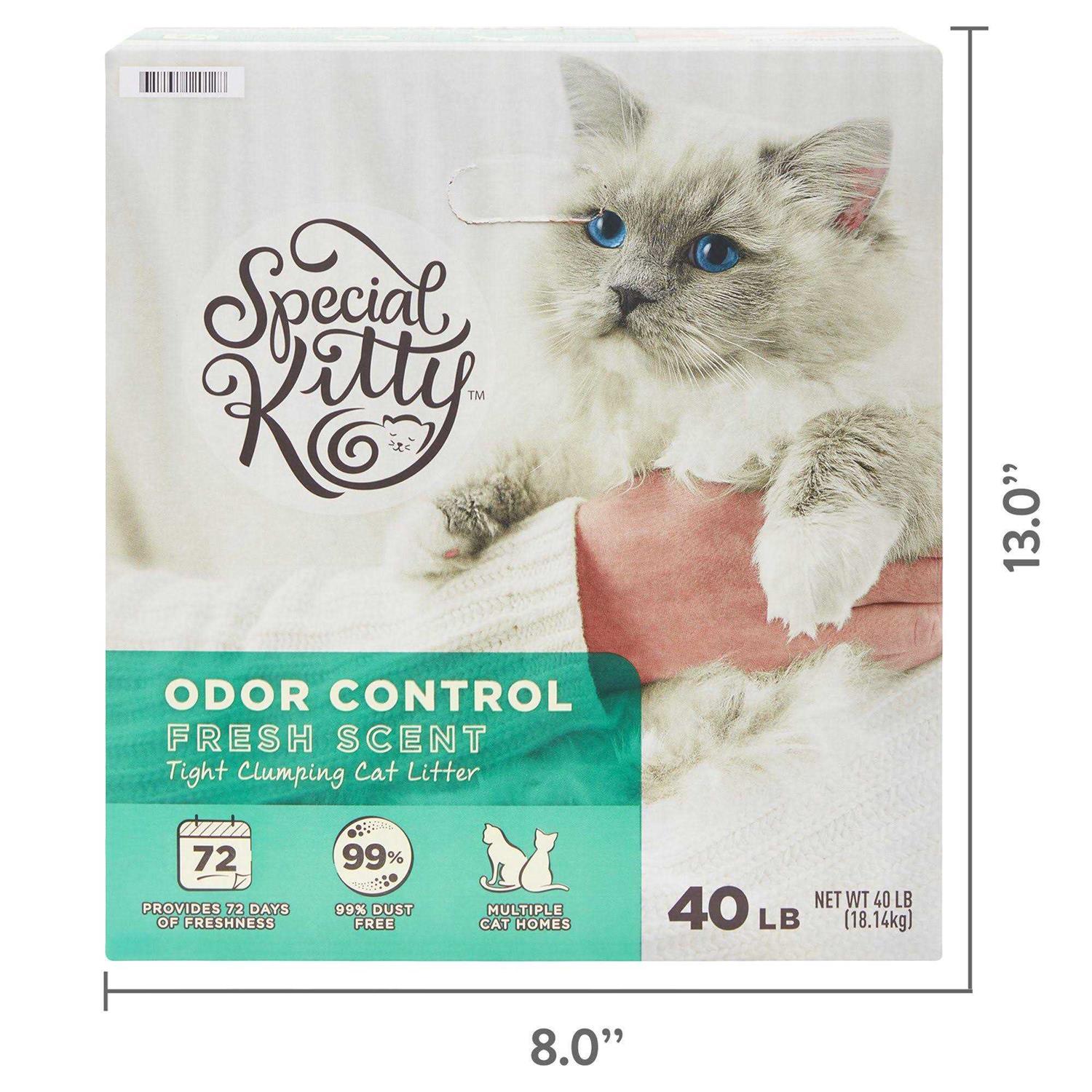 Scoopable Fresh Scent Cat Litter, Tight Clumping U575