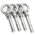 Lifting Eye Bolt,Anchor Bolts, 304 Stainless Steel Sleeve Anchor Concrete Expanding Rawl Bolts Expansion Eye Bolt Installation Artifact Hook Expansion Screws (Color : M8x150mm 1pc)
