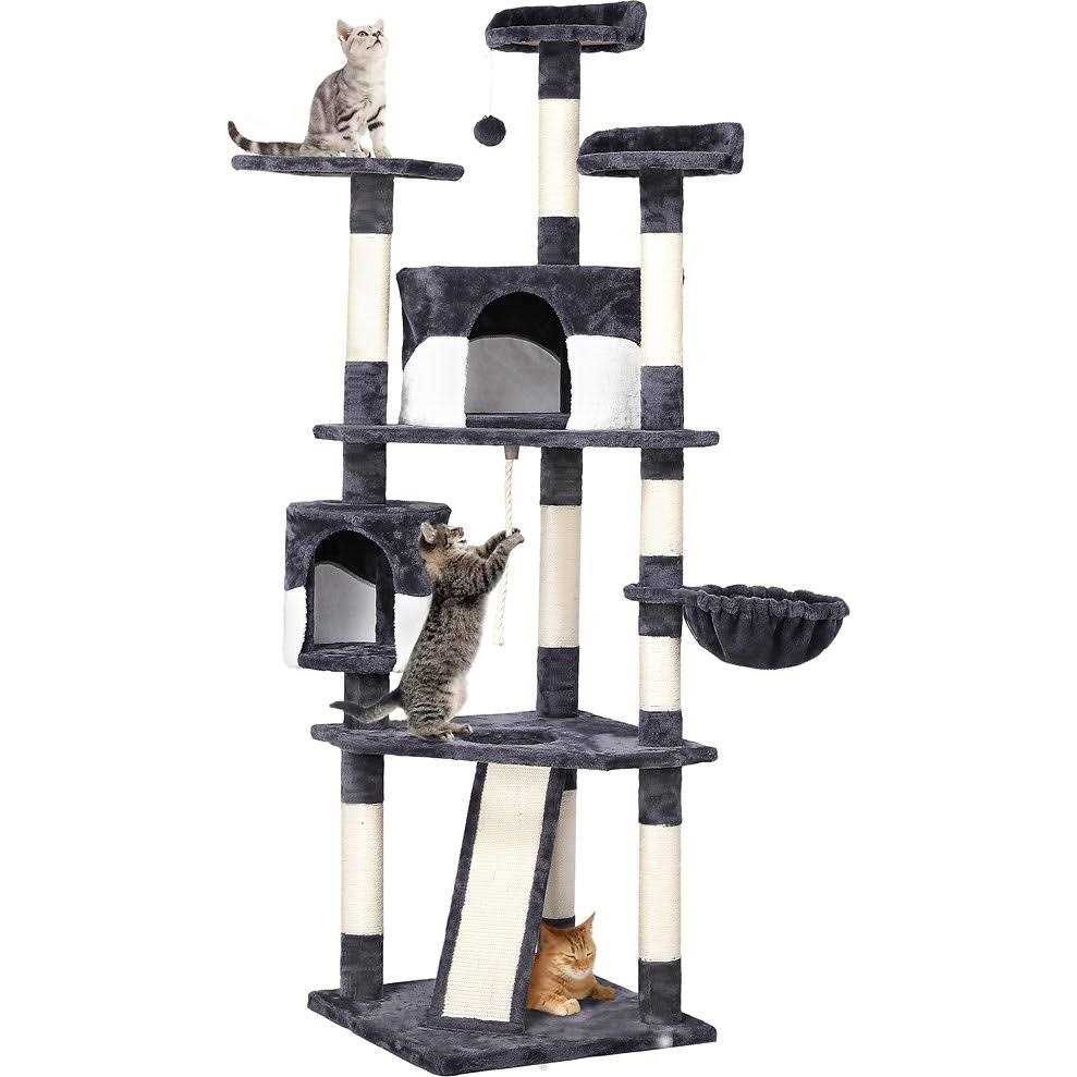 Plush Cat Tree & Condo D8367