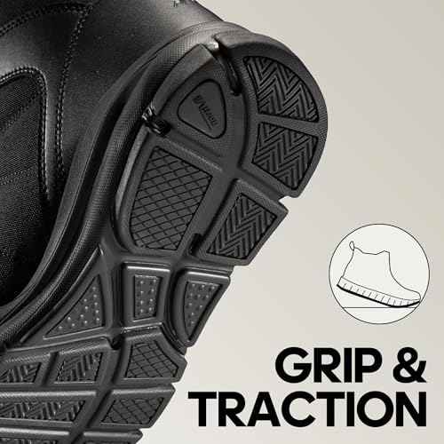 Men's Lightweight Tactical Work Boots for Hiking and Motorcycle S471808