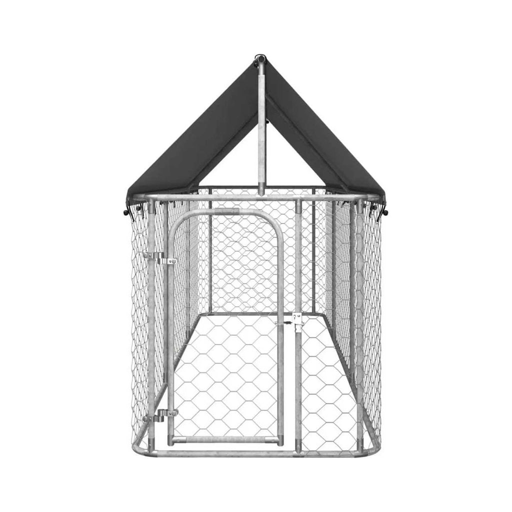 Outdoor Dog Kennel with Roof O315245