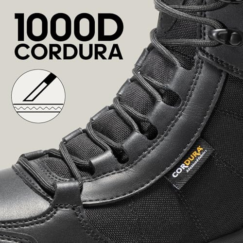 Men's Lightweight Tactical Work Boots for Hiking and Motorcycle S471808