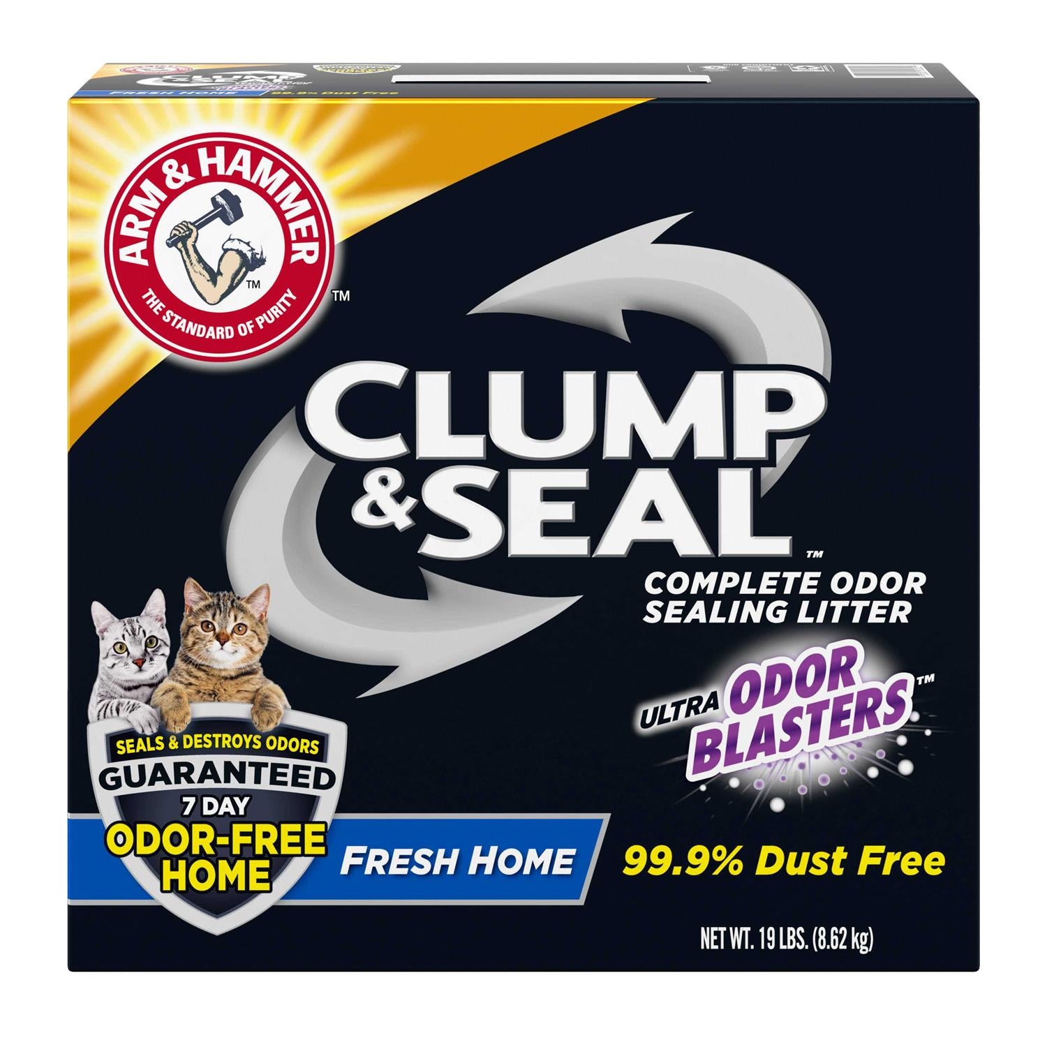 Arm &amp; Hammer Clump &amp; Seal Fresh Home Cat Litter - Pet Supplies online store