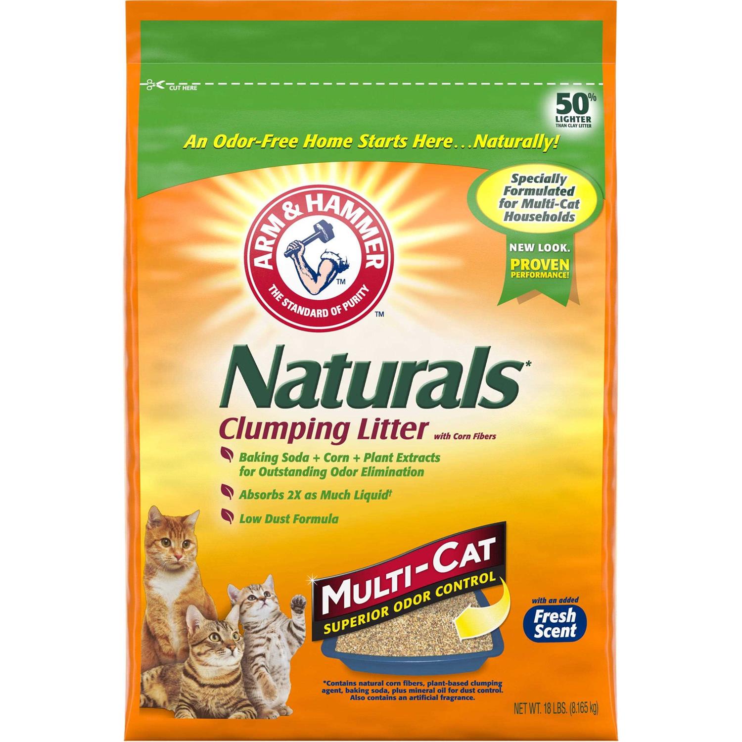 Arm &amp; Hammer Naturals Multi-Cat Litter - Pet Supplies online store