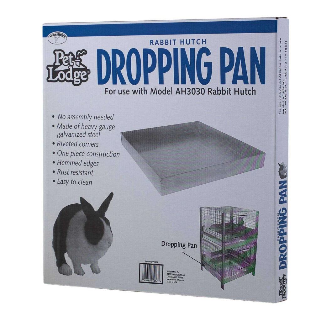 Galvanized Rabbit Dropping Pan V174