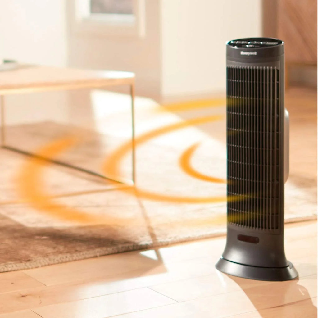 Slim Ceramic Portable Heater, Black O1451