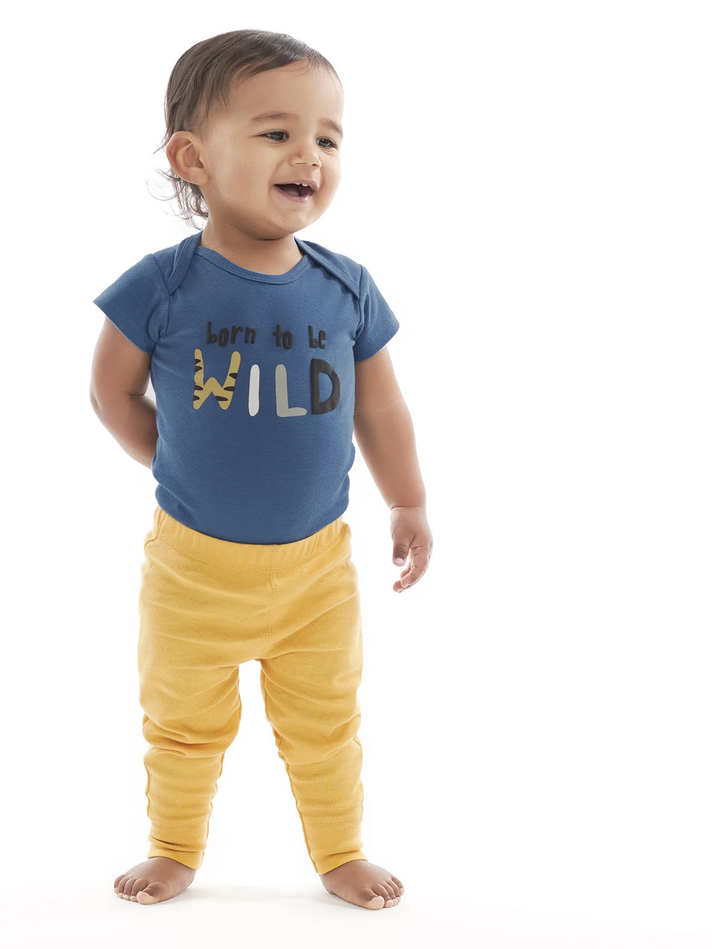 Baby Boys Bodysuits & Pants Set, 6-Piece, Sizes NB-12M O14729