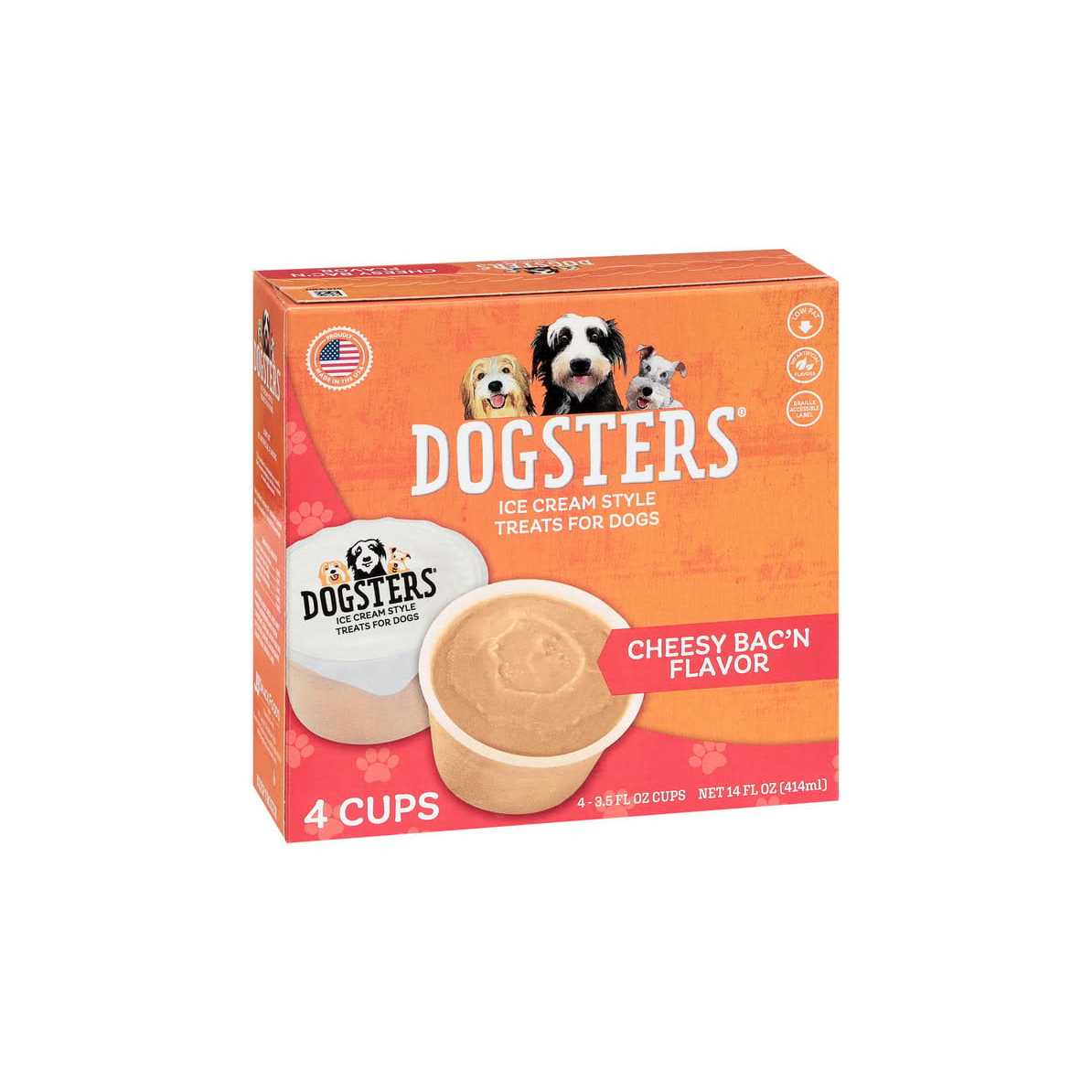 Cheesy Bacon Flavor Ice Cream Style Dog Treats S780