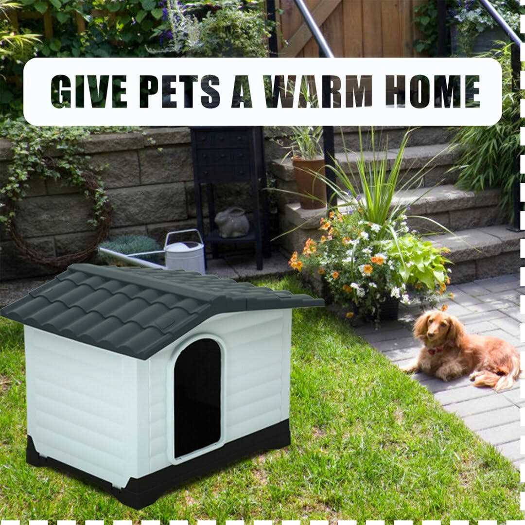 Plastic Dog House for Small, Medium and Large Dogs T728