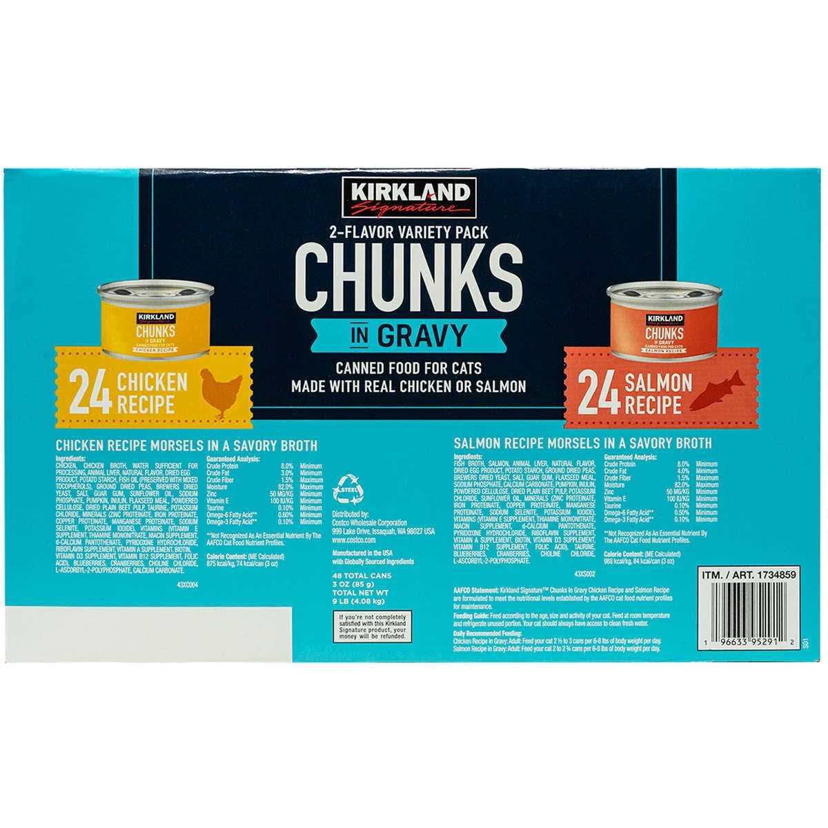 Chunks in Gravy Canned Cat Food Variety Pack L75331