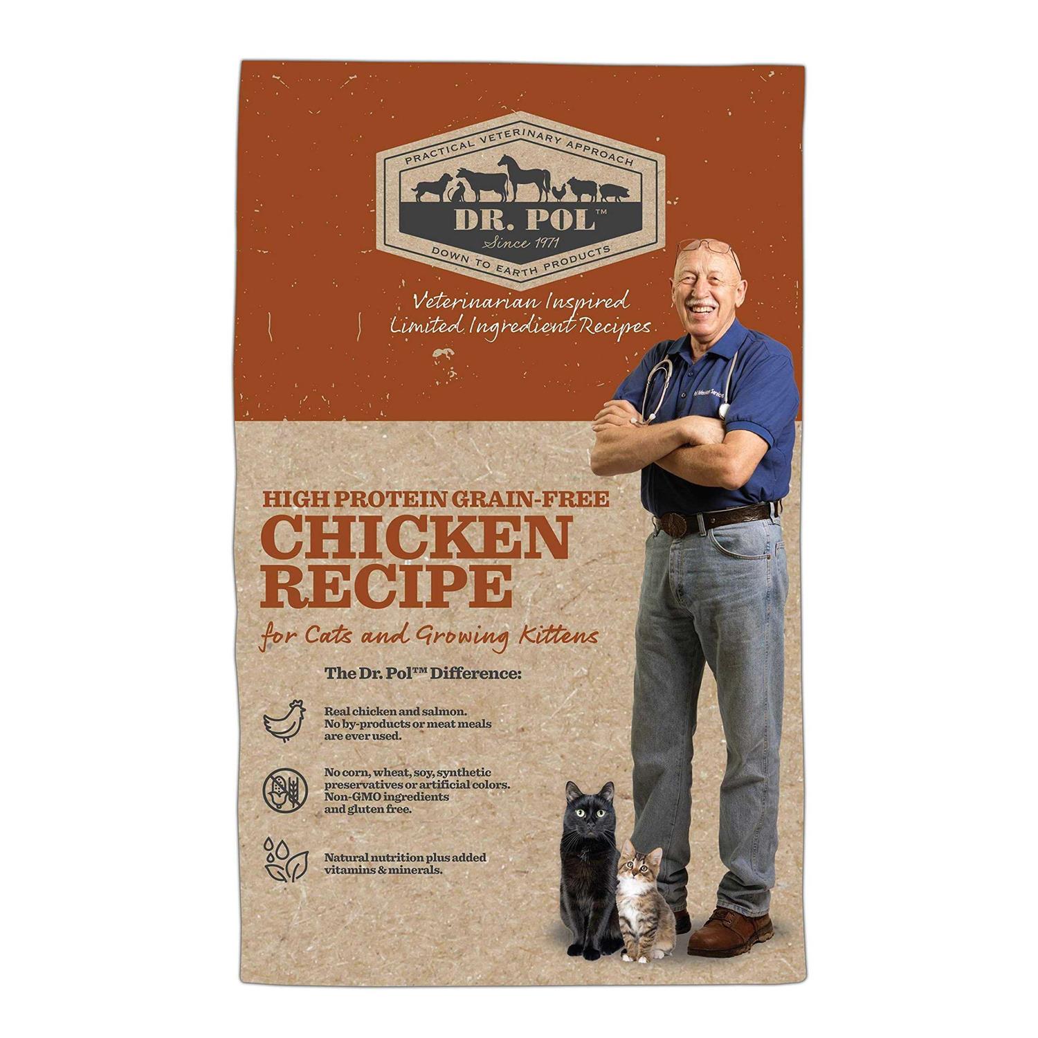 Grain-Free High Energy Chicken Recipe Cat Food A865393