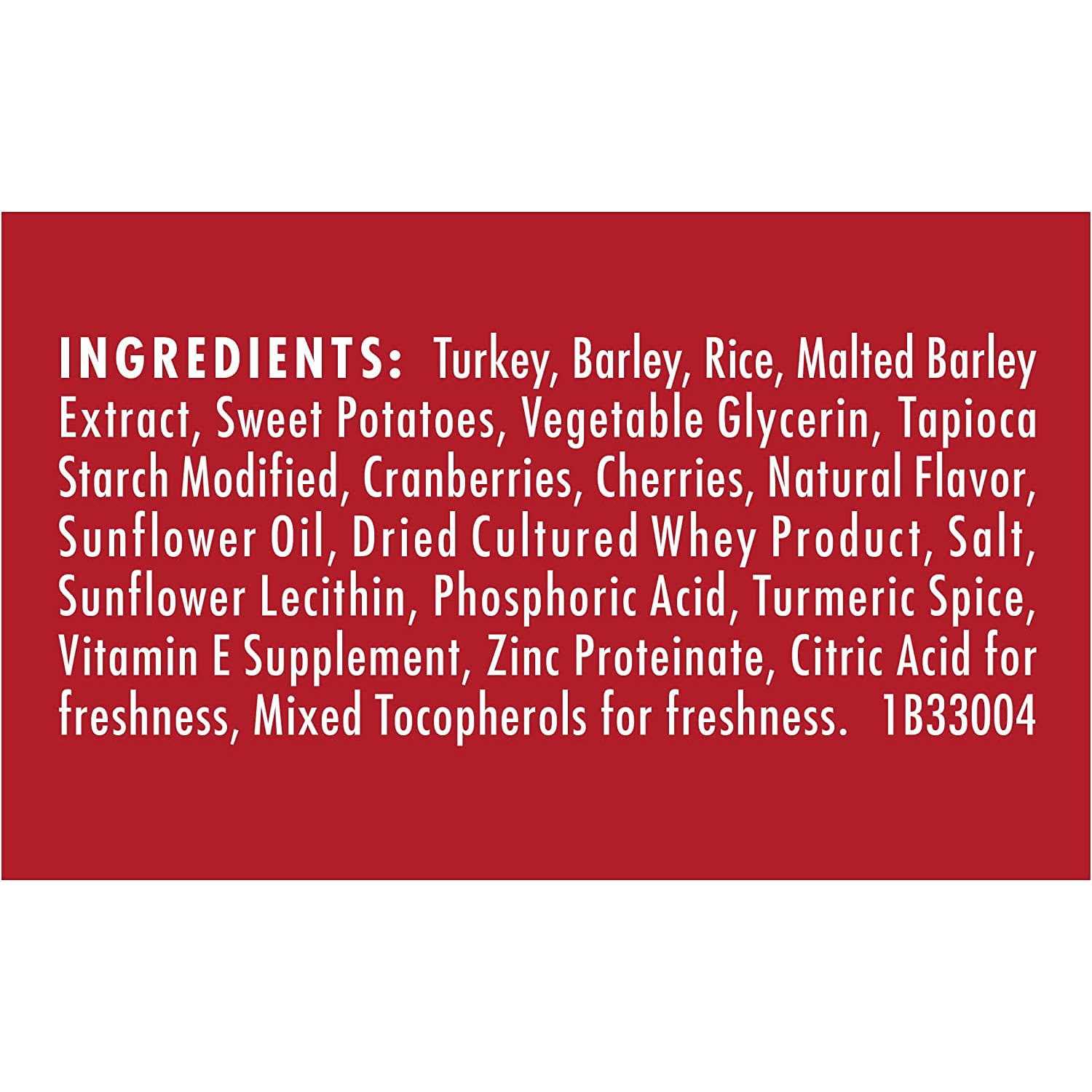 Turkey & Cranberry Dog Treats E628974