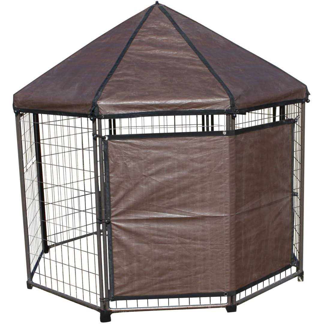 Dog Kennel Sun Shade Pet Gazebo T99320